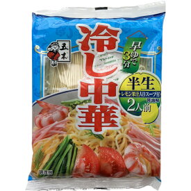 五木食品 半生冷やし中華2人前 252g×12個（常温保存OK！ レモン果汁入りスープ醤油味）