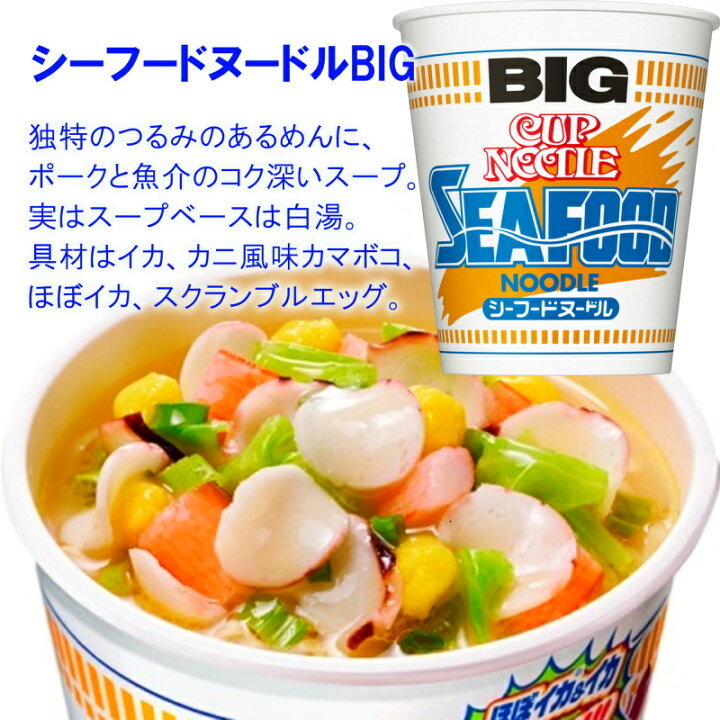 楽天市場】日清食品 カップヌードル ビッグ BIG ＼＼12個詰め合わせ 