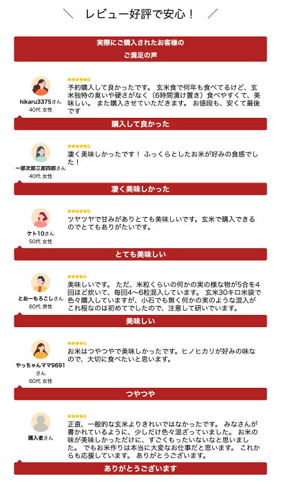 楽天市場】新米・令和7年 玄米【 熊本産 ひのひかり 玄米 30kg 】10 