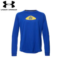 under_armour/アンダーアーマー バスケットボール トップス [1381788-400 カリーテックロゴロングスリー…