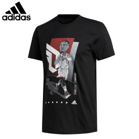 adidas/アディダス バスケットボール トップス [gus85-fm4775 デイムギークアップTシャツ] ダミアンリラード_Tシャツ 【ネコポス対応】