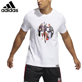 adidas/アディダス バスケットボール トップス [25867-gh6717 ハーデンアブストラクション半袖Tシャツ] 半袖_Tシャツ_NBA_ジェームスハーデン/2021SS 【ネコポス対応】