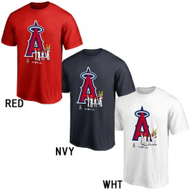 Fanatics/ファナティクス 野球 トップス [ ML01-23SS-0041　かぶと(KABUTO)エンジェルスロゴTシャツ] LOSANGELESANGELS_ロサンゼルスエンゼルス_MLB_メジャーリーグ_Tシャツ_半袖_大谷翔平選手_トラウト選手元所属_MIKETROUT_WBC 【ネコポス対応】