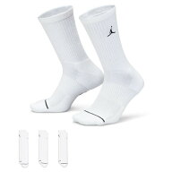 JORDAN/ジョーダン バスケットボール ソックス [dx9632-100 エブリデイクルーソックス3足] 靴下_3足組_27…