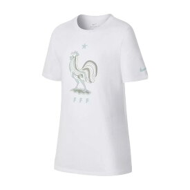 NIKE/ナイキ サッカー トップス [908346-100 FFF_Y_EVERG_CREST_S/S_Tシャツ] 子供サイズ_半袖Tシャツ_フランス代表/2018SS 【ネコポス対応】