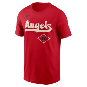 MLB �G���[���X ��J�ĕ� T�V���c Nike �i�C�L �����Y ���b�h (Men's Nike City Connect N&N ADDS - 2023 Booking)�A���[�O�@�z�[���������@No.17�@�싅 �g�b�v�X [ml0123fw01NikeName&NumberShortSleeveTee] LOSANGELESANGELS_��