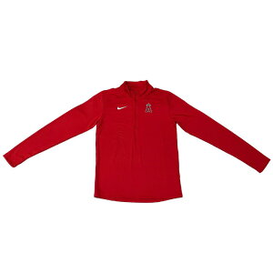 NIKE/iCL 싅 gbvX [nkmi-62q-ang-03s Men'sNikeTeamAgilityLogoPacerHalfZip] LOSANGELESANGELS_T[XG[X_MLB_W[[O_n[tWbv_ ylR|Xz