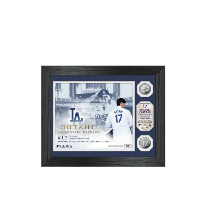 楽天市場】ドジャース 大谷翔平選手 移籍記念ダブルコインフォトミント  