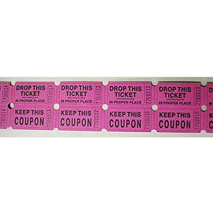 Consecutively Numbered Double Ticket�s���N �p�[�e�B�[�`�P�b�g 100�� ���C�x���g �y���[���ւ̂ݑ��������z���s�A���i�@pinkDRINK TICKET �h�����N�`�P�b�g�@���ʘA�����Ĕԍ����t����ꂽ�_�u���`�P�b