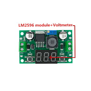 DC-DC LM2596 Voltmeter d~@dW[y`OXւ̂ݑz ~W[@Ro[^W[EjbZ㕥ł܂