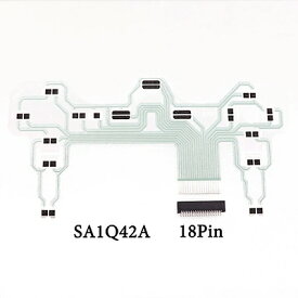 PS2 導電性 フィルム ( SA1Q42A ) + 18ピン コネクタ セット 導電性フィルム キーパッド リボンケーブル 修理部品 回路 基板 交換部品PS2 コントローラ用【定形外郵便のみ送料無料】 ドライバーは付属無し 説明書無し18PIN ソケット コネクタ 修理