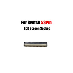 Nintendo Switch LCD�f�B�X�v���C �X�N���[�� �\�P�b�g ���b�` 1�� ��53pin�� fpc�R�l�N�^ �C�� ���� NS �������i �C�����i �C���c�[�� �y��`�O�X�ւ̂ݑ��������z�C���j���e���h�[�X�C�b�` �C�V�� 