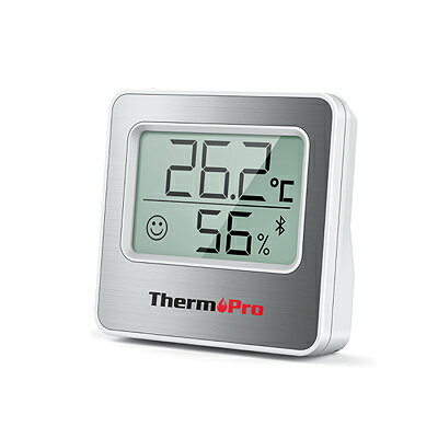 【81%OFF!】 互換機能 湿度計 ThermoPro ※電池別売り<br>※代引き・ニッセン後払いできません デジタル湿度計 履歴レコード<br> TP357 アプリで確認<br>英語説明書のみ<br>バックライト 通知機能 <br>bluetooth TP-357 計測工具