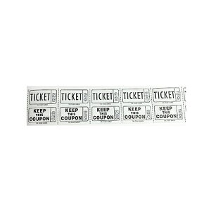 Numbered Double Ticket white�z���C�g �p�[�e�B�[�`�P�b�g 100�� ���C�x���g �y���[���ւ̂ݑ��������z���s�A���i�@DRINK TICKET �h�����N�`�P�b�g�@���ʘA�����Ĕԍ����t����ꂽ�_�u���`�P�b�g����