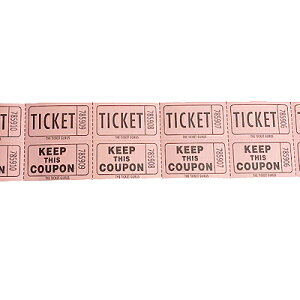 Numbered Double Ticket lightpinkCgsN p[eB[`Pbg 99 Cxg y󂠂F[zy[ւ̂ݑzDRINK TICKET hN`Pbg@ʘAĔԍtꂽ_u