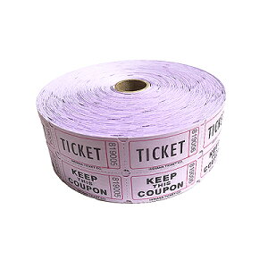 Consecutively Numbered Double Ticket Roll purple 2000 �C�x���g�y��`�O�X�ւ̂ݑ��������z���s�A���i�@��DRINK TICKET �h�����N�`�P�b�g �p�[�v���A�����Ĕԍ����t����ꂽ�_�u���`�P�b�g���[��2000�`�P�b