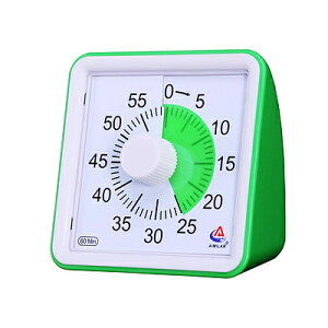 AIMILAR 60 Minute Visual Timer 60�� �O���[���y��`�O�X�ւ̂ݑ��������z�L�b�`���^�C�}�[ �� ��]���A�i���O�^�C�}�[ �d�r�ʔ��苳���A�E��A���s���A�ƒ�c�t�� �ۈ牀 �w���ۈ�ɂ��I�X�X��
