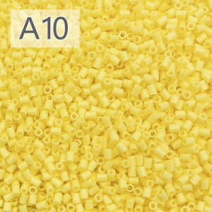 ミニ アイロンビーズ 補充バッグ ライトイエロー ( A10 ) 約2000粒 小さめサイズ 2.6mm (穴の直径 約1.5〜1.8mm) 【定形外郵便のみ送料無料】 手芸用品 メイキングトイ アクセサリー作り アクセサリ