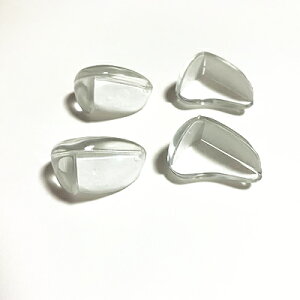 シリコーンプロテクター 机エッジ保護カバー 角なし型 クリア 4個セット【定形外郵便のみ送料無料】【訳あり:パッケージ無し】簡単取り付け 机や家具の角に貼り付け ※海外品のため粘着