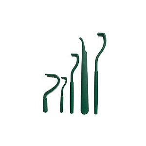 ティックツイスター ダニ取り ダニ除去 5本セット【ダークグリーン】箱無し5サイズ各1本入り フックリムーバー【メール便のみ送料無料】何回でも使用可能 犬、猫等ペットの散歩、アウト