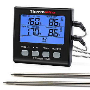 fW^ xv TP-17 ThermoPro TP17 ubN fAv[uy`OXւ̂ݑz 󂠂F -10°C ` 300°C X^hOAI[uABBQAp}jÂ