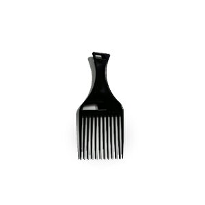 カーリーコーム 縦長 アフロ 櫛 <タイプB>訳あり:汚れ ブラック 歯の長さ6.3cm 理髪 コーム【定形外郵便のみ送料無料】 簡易包装 コームオーバー アフロヘアピックコーム ヘアカット ヘア