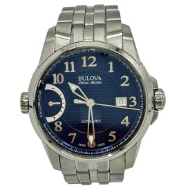 BULOVA(ブローバ) 63B175 アキュスイス キャリブレーター 自動巻き ステンレススチール (文字盤：ネイビー) 【Aランク】【中古】