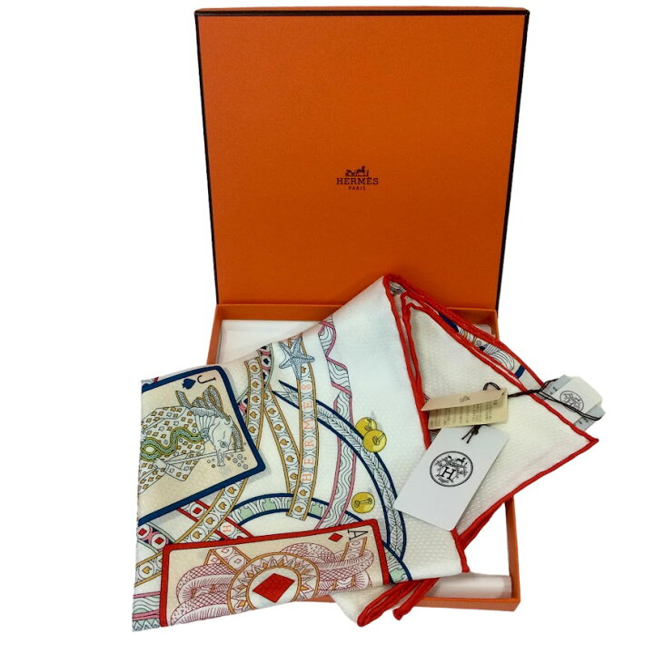 楽天市場】エルメス(HERMES) カレ70 ピケ ハートのクイーン DAME DE  