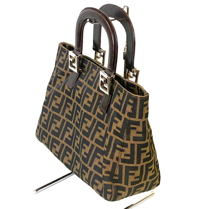 楽天市場】フェンディ(FENDI) ズッカ 柄 FF ロゴトートバッグ 
