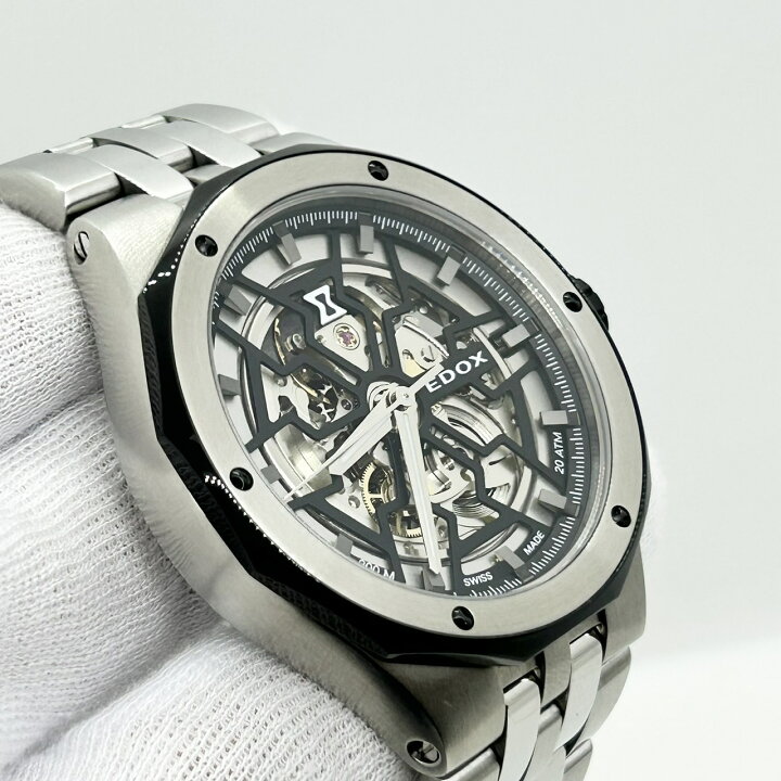 楽天市場】エドックス(EDOX) 85303-3NM-NBG デルフィンメカノ  