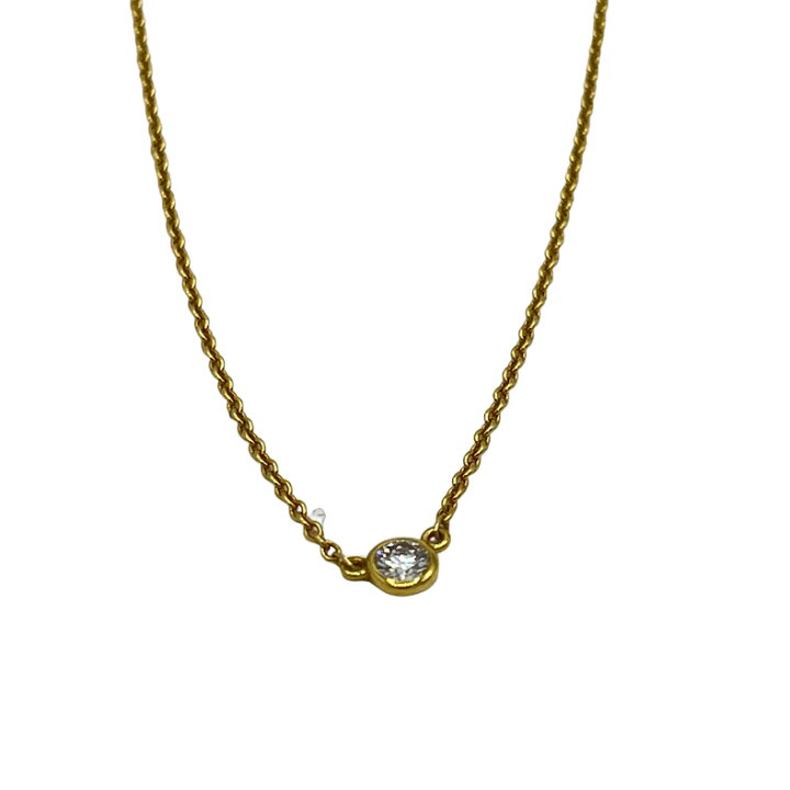 楽天市場】TIFFANY＆Co.(ティファニー) バイザヤード 1PD 0.05ct K18 