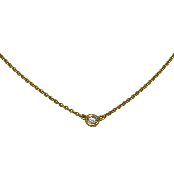 楽天市場】TIFFANY＆Co.(ティファニー) バイザヤード 1PD 0.05ct K18  