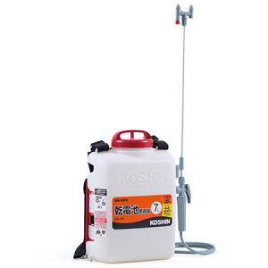 【送料無料!】工進 乾電池式噴霧器 7L DK-7Dとにかく簡単な電池式背負噴霧器