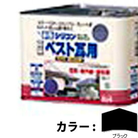 【送料無料！】ニッペ　水性シリコンベスト瓦用7L　ブラック塩害・紫外線・酸性雨に強い、高級かわら屋根用塗料。