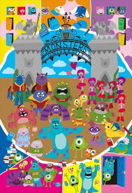 300ピースジグソーパズル パズルデコレーションコラージュ Monsters University-On Campus- エポック社 73-311 (26×38cm)
