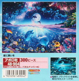 300ピースジグソーパズル 星に願いを（CRラッセン） 《廃番商品》 アポロ社 48-904 (26×38cm)