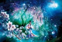 楽天市場】1000ピース 朧咲夜 SHU 1000－651の通販