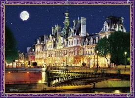 165ピースジグソーパズル型 クリスタルパズル 月夜のパリ市庁舎 《カタログ落ち商品》 ビバリー CJP-007