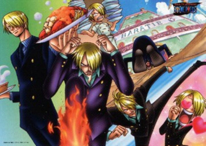 楽天市場 引上品 500ピースジグソーパズル ワンピース オールブルーを求めて 廃番商品 エンスカイ 500 114 38 53cm 組絵門 くみえもん