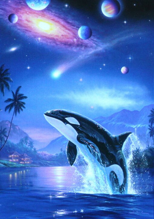 楽天市場 108ピースジグソーパズル サイレント ジャーニー Crラッセン 廃番商品 エポック社 02 219 18 2x25 7cm 組絵門 くみえもん