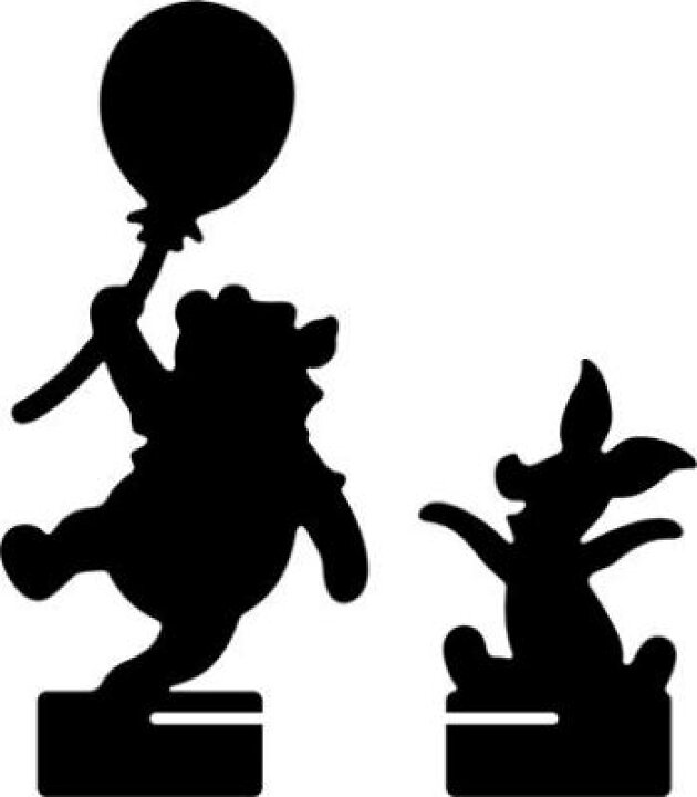 楽天市場 ディズニーイーゼル シルエット ファンタジー プー ピグレットl 廃番商品 テンヨー Dsf L 02 組絵門 くみえもん