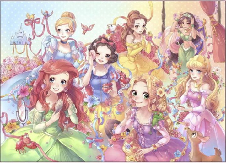 楽天市場】500ピースジグソーパズル ピュアリーディズニープリンセス 