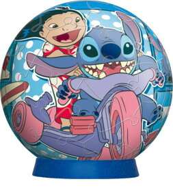 3D球体60ピース立体パズル コミック・スチィッチ 《廃番商品》 やのまん 2003-370