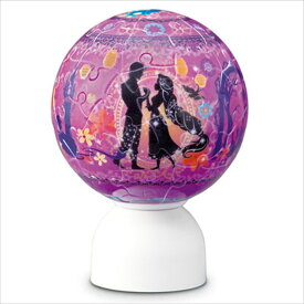 3D球体60ピース立体パズル パズランタン ホープフル・ワールド（塔の上のラプンツェル）（3色発光） 《廃番商品》 やのまん 2003-429