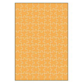 プチパズル99ピース PLAIN PIECES-mini- オレンジ 《カタログ落ち商品》 やのまん 99-300 (10×14.7cm)