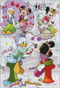 プチパズル204ピース ディズニー メイクアップ・タイム 《廃番商品》 やのまん 98-590 (10×14.7cm)