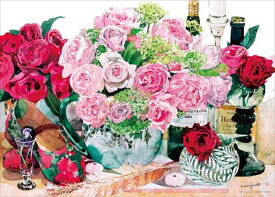 500ピースジグソーパズル 薔薇の靴（柘植彩子） 《廃番商品》 やのまん 05-1012 (38×53cm)