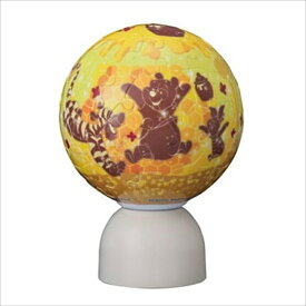 3D球体60ピース立体パズル パズランタン ハニー・クエスト（くまのプーさん） 《廃番商品》 やのまん 2003-500