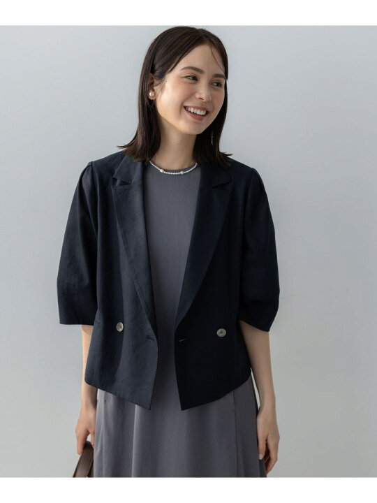 楽天市場】【SALE／30%OFF】リネンレーヨン ジャケット 組曲 