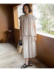 【春夏のNEWカラー登場】ギャザーライトデシン パンツ 組曲 クミキョク パンツ その他のパンツ ホワイト グリーン ネイビー【送料無料】[Rakuten Fashion]